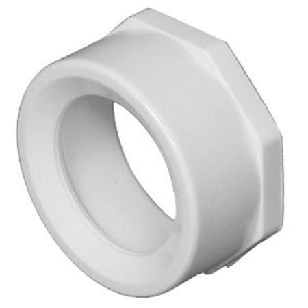 Charlotte Pipe And Foundry Charlotte Pipe Schedule 40 1-1/2 in. Spigot X 1-1/4 in. D Hub PVC Flush Bushing 1 pk PVC001070600